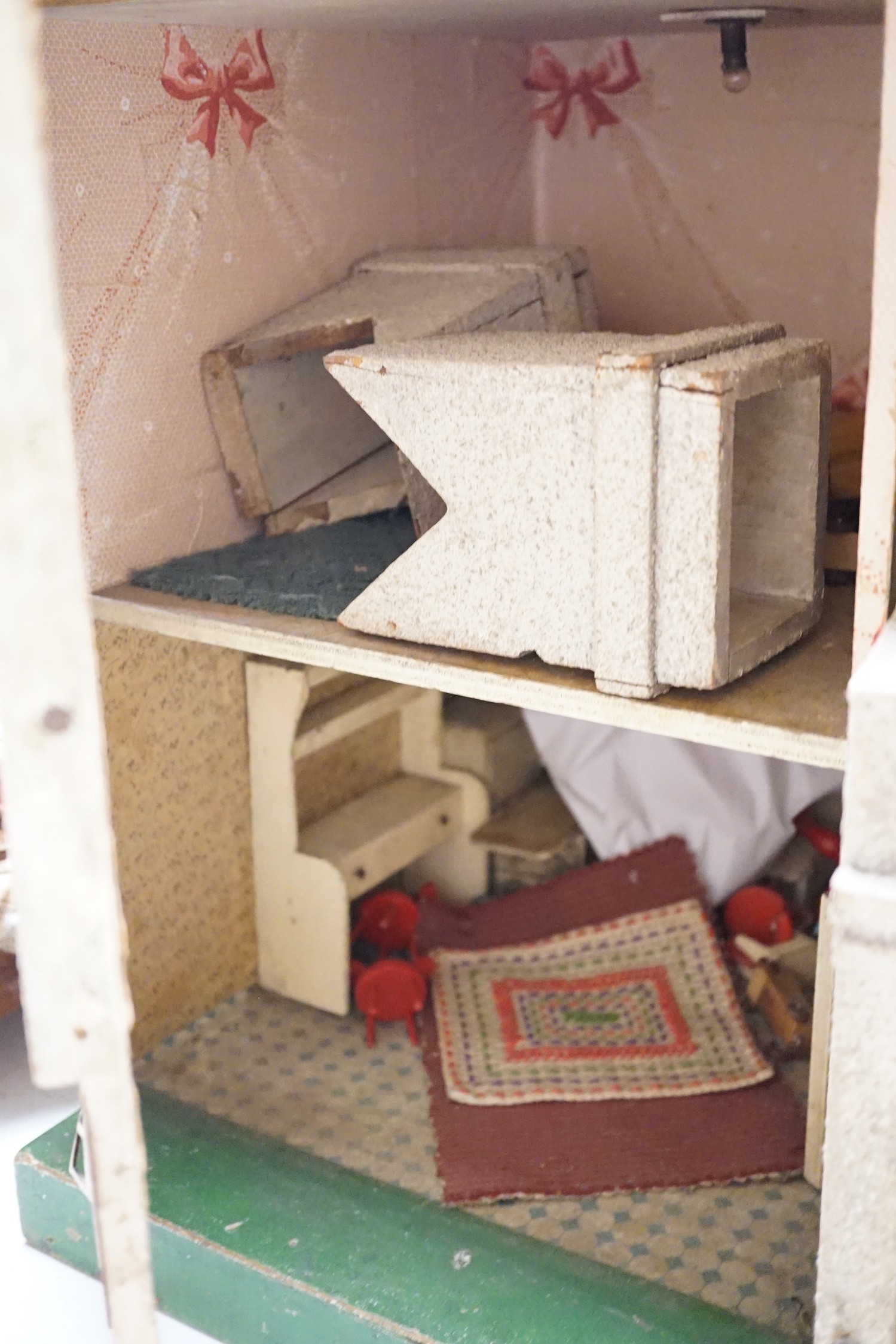 A Tri-ang dolls’ house, mid 20th century, 84cm high
